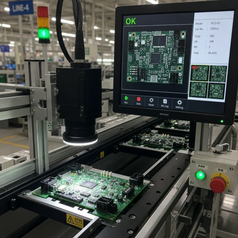 AOI inspection system for automotive PCBA with OK_NG monitoring – Fuxin PCBA